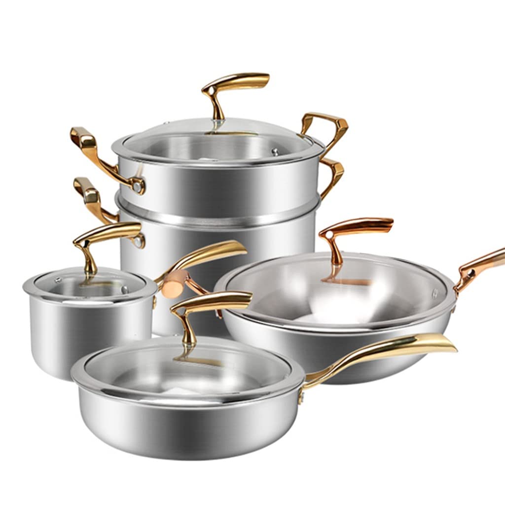 Cookware Set Soup Pot Milk Pot Frying Pan Boilers Cooking pot set Kitchen NonStick Pan Saucepan Wok Casserol