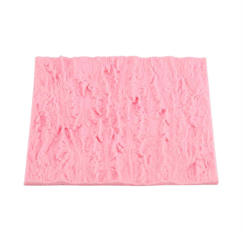 Rectangle Cake Tree Bark Texture Design Silicone Icicle Lace Bread Baking Non Stick Fondant Impression Mat Desserts Diy Baking T