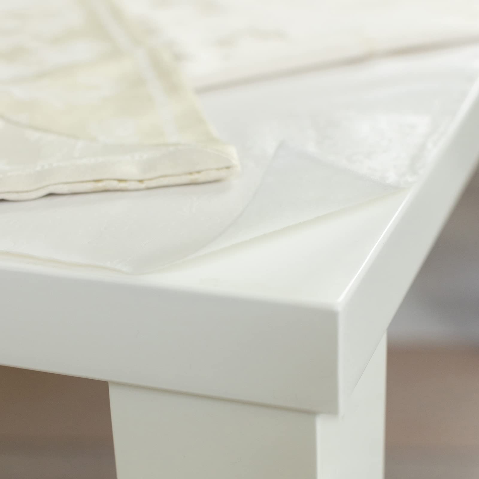 Benson Mills Deluxe Heavy Duty Vinyl Table Pad, Premium Table Protector, Waterproof With Flannel Backing, Quilted Design And Cus