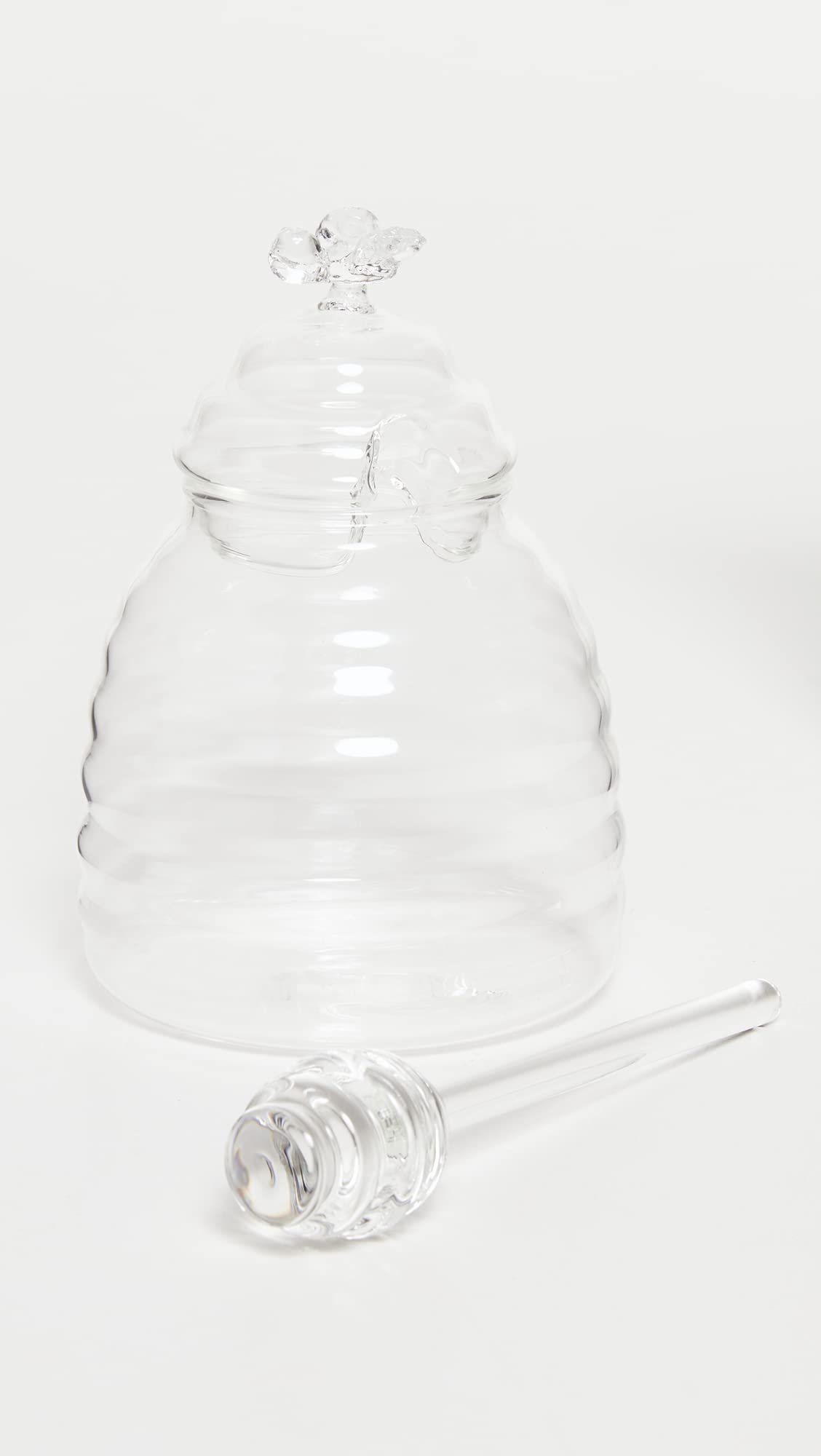 Two'S Company 51359 Honey Pot With Honey Comb, Clear