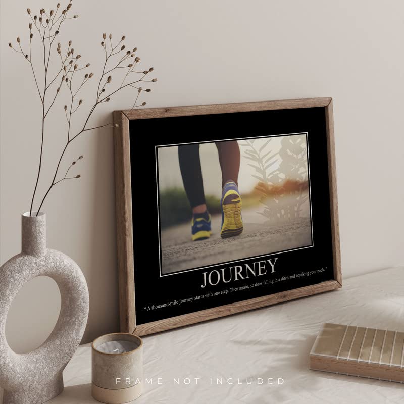 Journey Demotivational Poster Snarky Ironic Funny Sarcastic Office Wall Decor Art Print 11X14 Inches Unframed
