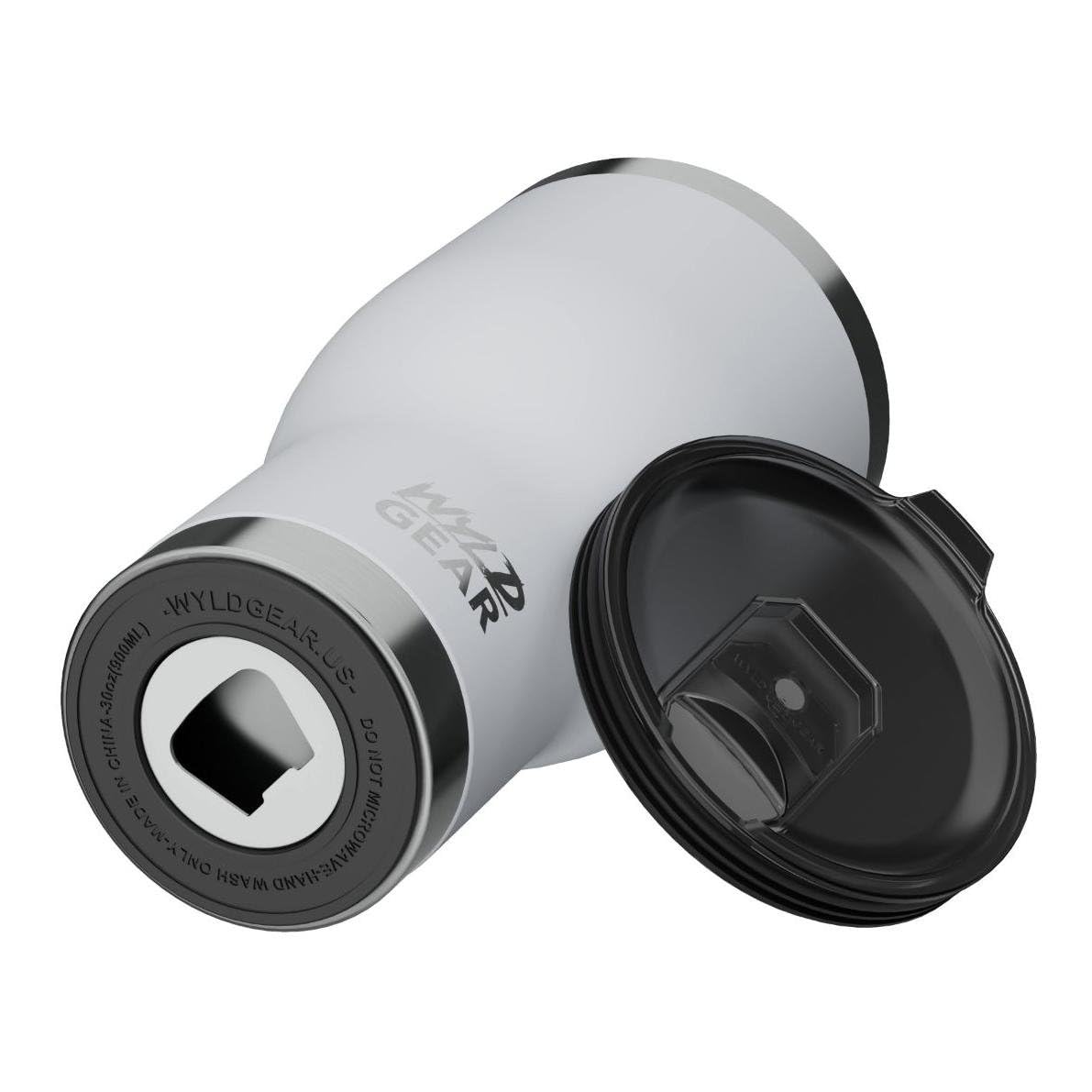 Wyld Gear Tumbler - Stainless Steel, Vacuum Insulated Travel Mug With Lid - 20Oz White