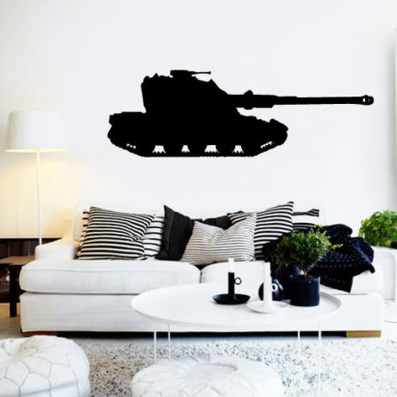 GADGETS WRAP Wall Decal Vinyl Sticker Tank Army War for Office Home Wall Decoration