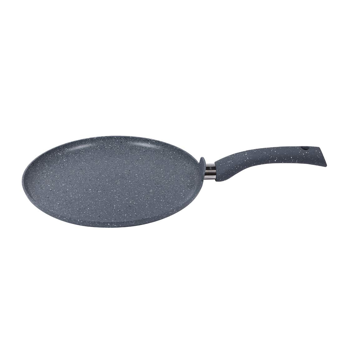 Wonderchef Granite 28cm NonStick Dosa Tawa | Induction Bottom | SoftTouch Handles | Virgin Aluminium | PFOA/Heavy Metals Free 