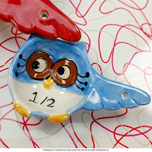 Cosmos Gifts 10910 Owl Measuring Spoon 4 Piece Set
