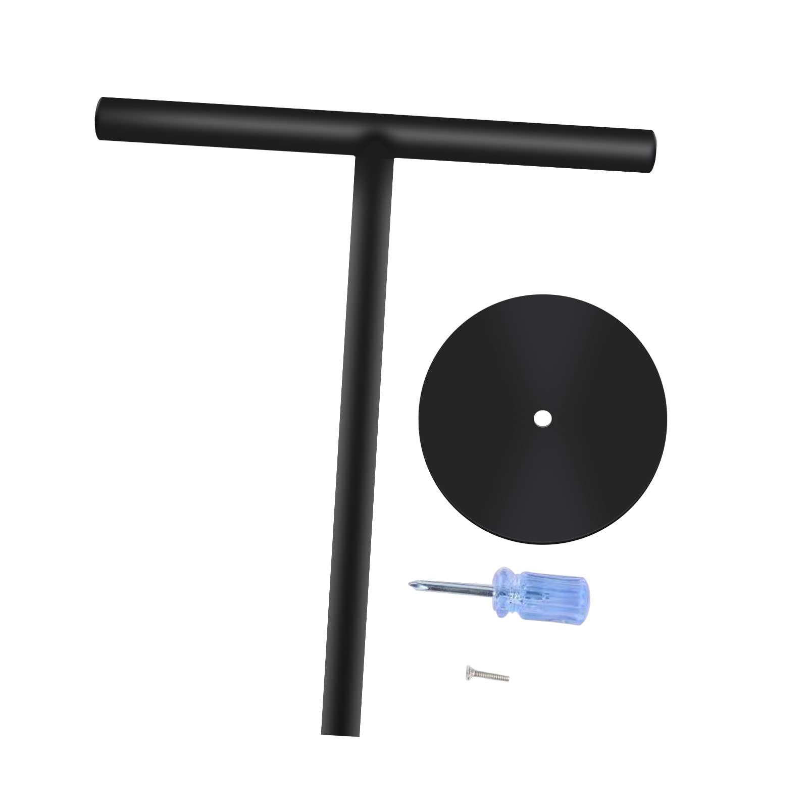 T-Shape Hand Towel Holder - Standing Hand Towel Rack For Bathroom Or Kitchen Countertops, With Sus304 Stainless Steel Matte Blac