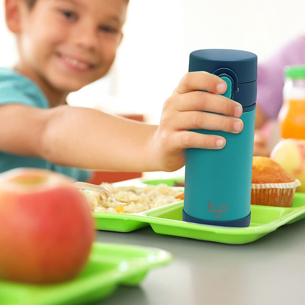 Byo Double Walled Dash Water Bottle, 12-Ounce, Teal
