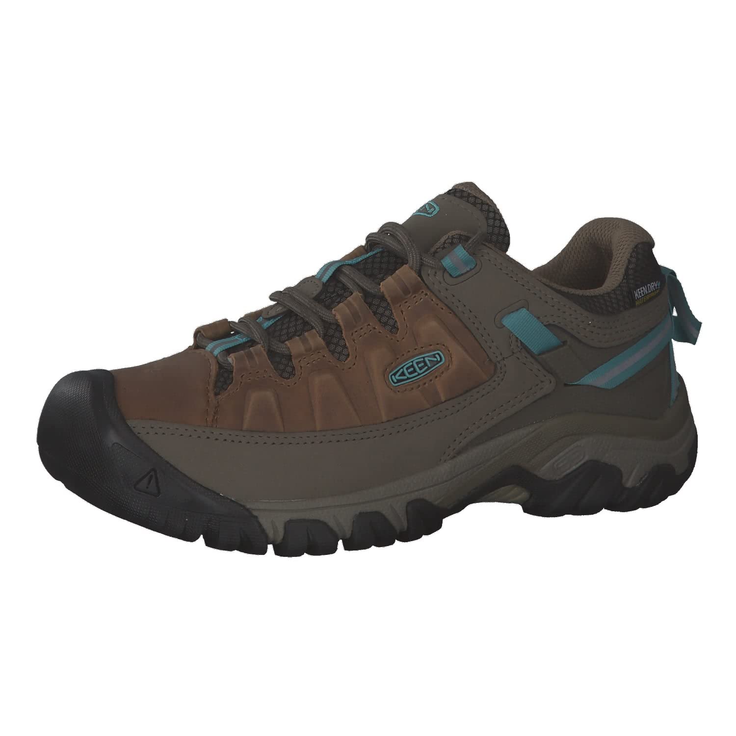 Keen Womens Targhee 3 Low Height Waterproof Hiking Shoes, Toasted Coconutporcelain, 75