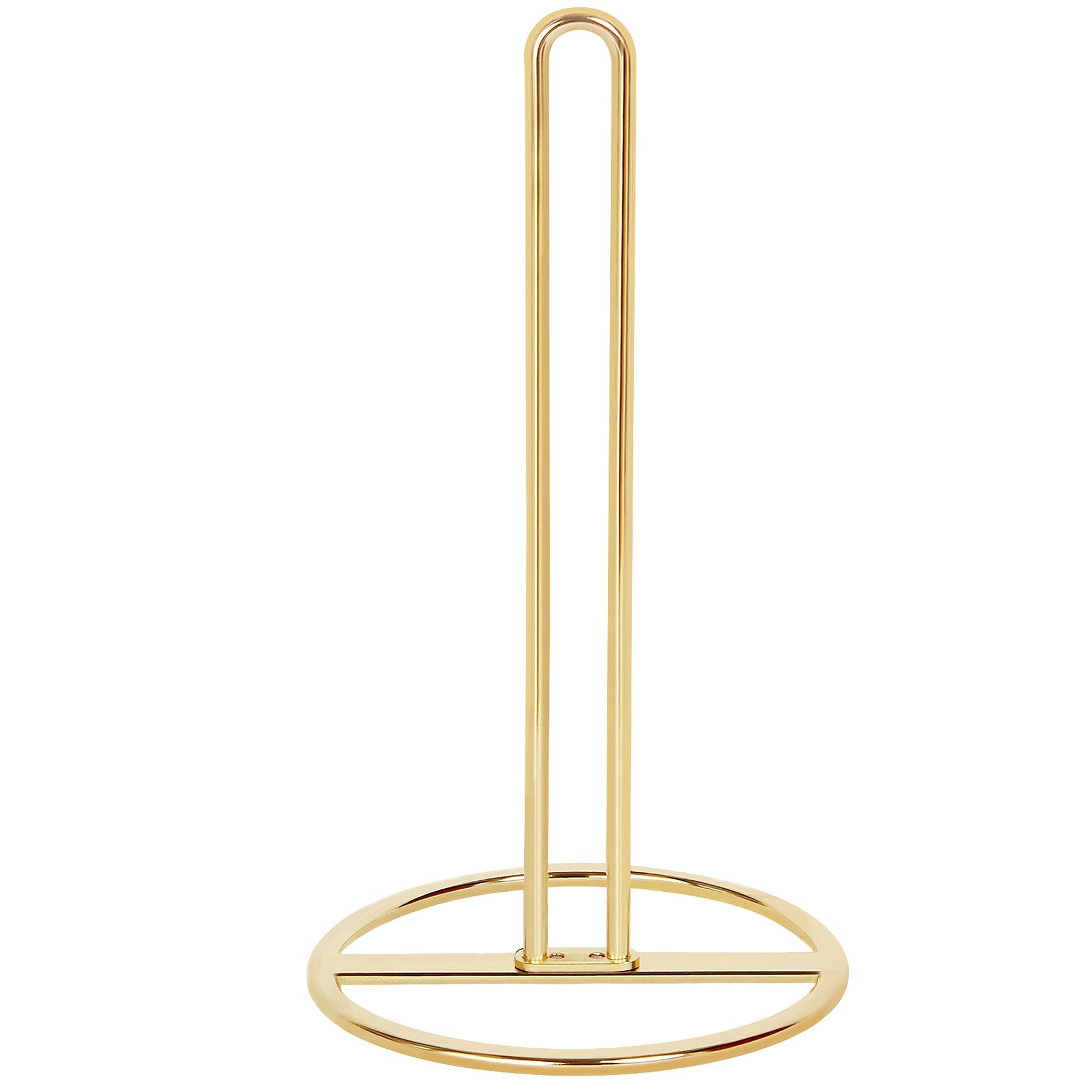 Gold Paper Towel Holder Countertop, OBODING, Kitchen Paper Towel Stand Holder for Kitchen Organization and Storage, Paper Towel 
