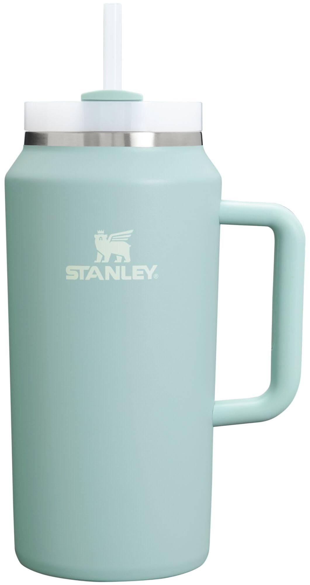 Stanley Quencher H2.0 Tumbler With Handle 64 Oz | Screw Off Lid With Included Straw | Leakproof & Car Cupholder Compatible For T