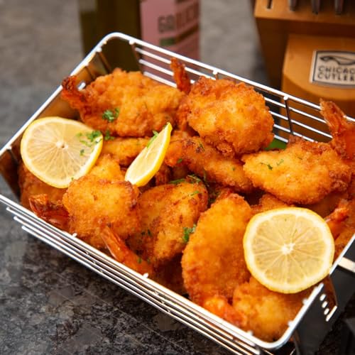 Nuwave Rotisserie Basket for 14qt & 15.5qt Brio Air Fryer - Chrome Coated, Regular Size, Model 38205