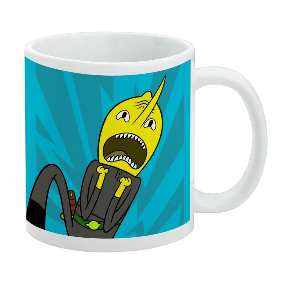 Adventure Time Lemongrab Unacceptable Ceramic Coffee Mug, Novelty Gift Mugs For Coffee, Tea And Hot Drinks, 11Oz, White