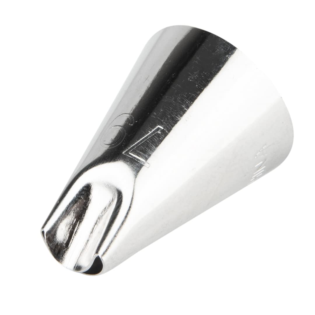 Restaurantware Pastry Tek Cake Tip 1 Specialty Piping Tip - #79 Dent-Resistant Stainless Steel Icing Decorating Tip Dishwasher-S