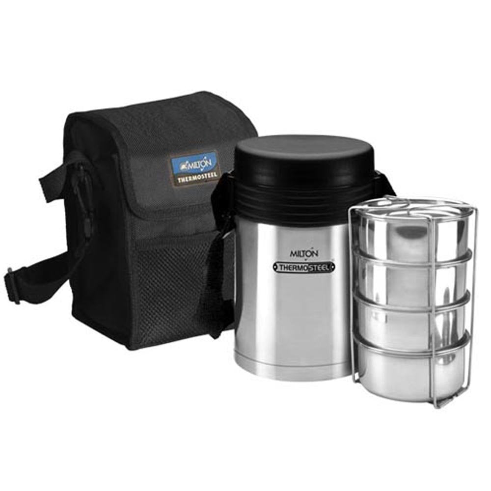 Milton Tuscany 4 Tiffin, Silver, Stainless Steel