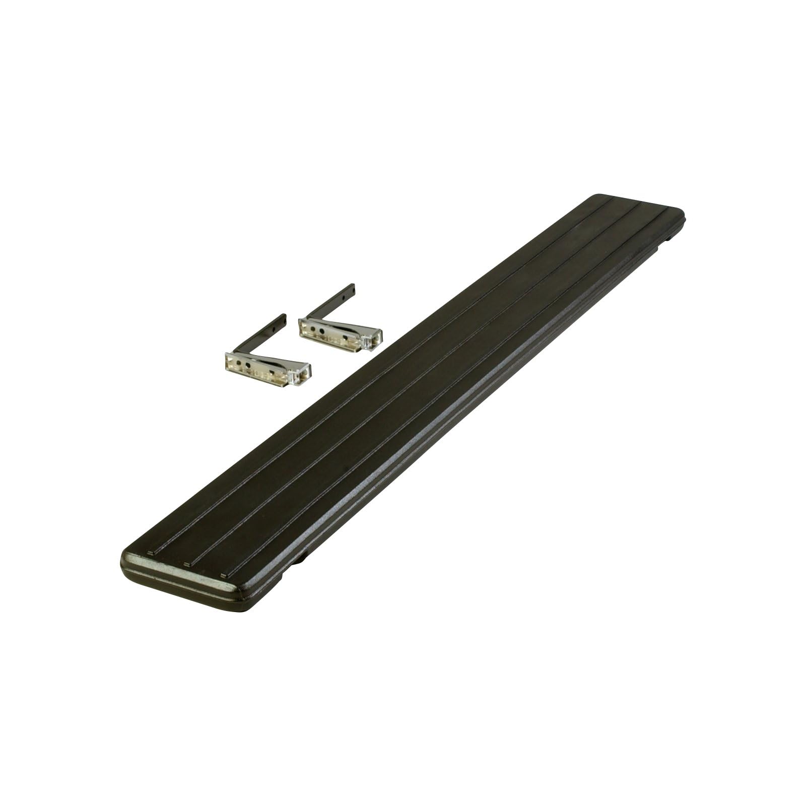 Carlisle FoodService Products Six Star Food Bar Tray Slide for Catering, Buffets, Restaurants, Polyethylene (Pe), 6 Feet, Black