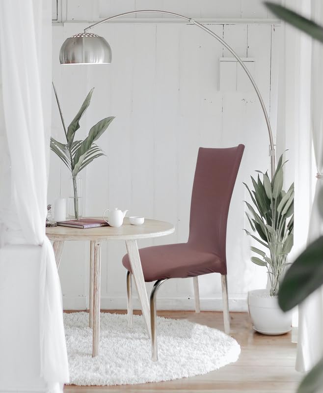 The Furnishing Tree Polyester Spandex Chair Cover Washable Stretchable Coffee Set Of 10