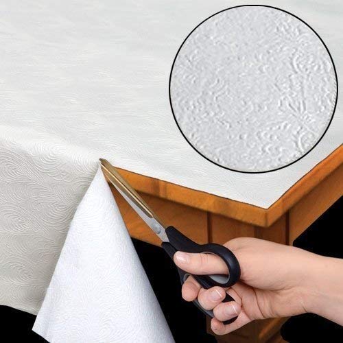 Home Bargains Plus Quilted Heavy Duty Table Pad Protector With Flannel Backing - Cut To Fit -70'' Round