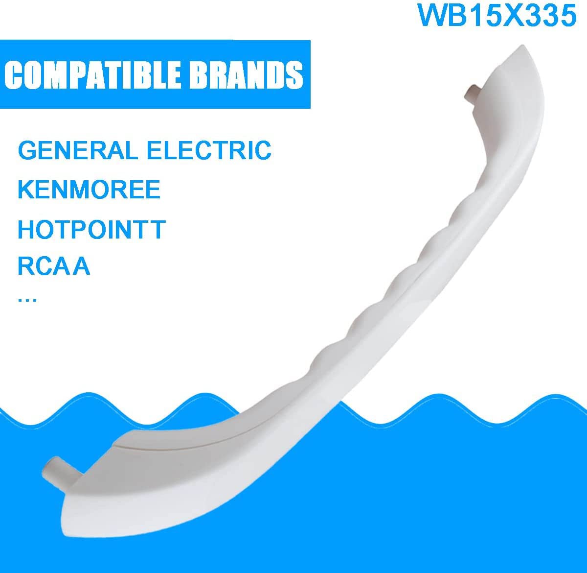 Podoy ???????????????? Wb15X335 Microwave Door Handle Replacement Compatible With Ge General Electric Microwave White Spacemaker