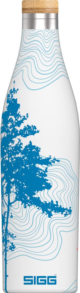 Sigg - Insulated Water Bottle - Meridian Sumatra Tree - Leakproof & Extra-Slim - BPA Free - Plastic Free - 18/8 Stainless Steel 