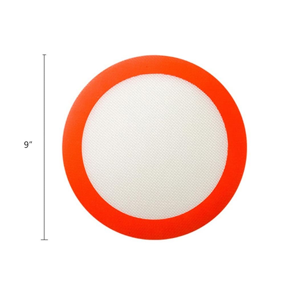 3Pcs Silicone Baking Mats,9 Inch Round Silicone Mats,Cake Pan,Non-Stick Silicone Baking Sheet Liner,Reusable Heat Resistant Baki