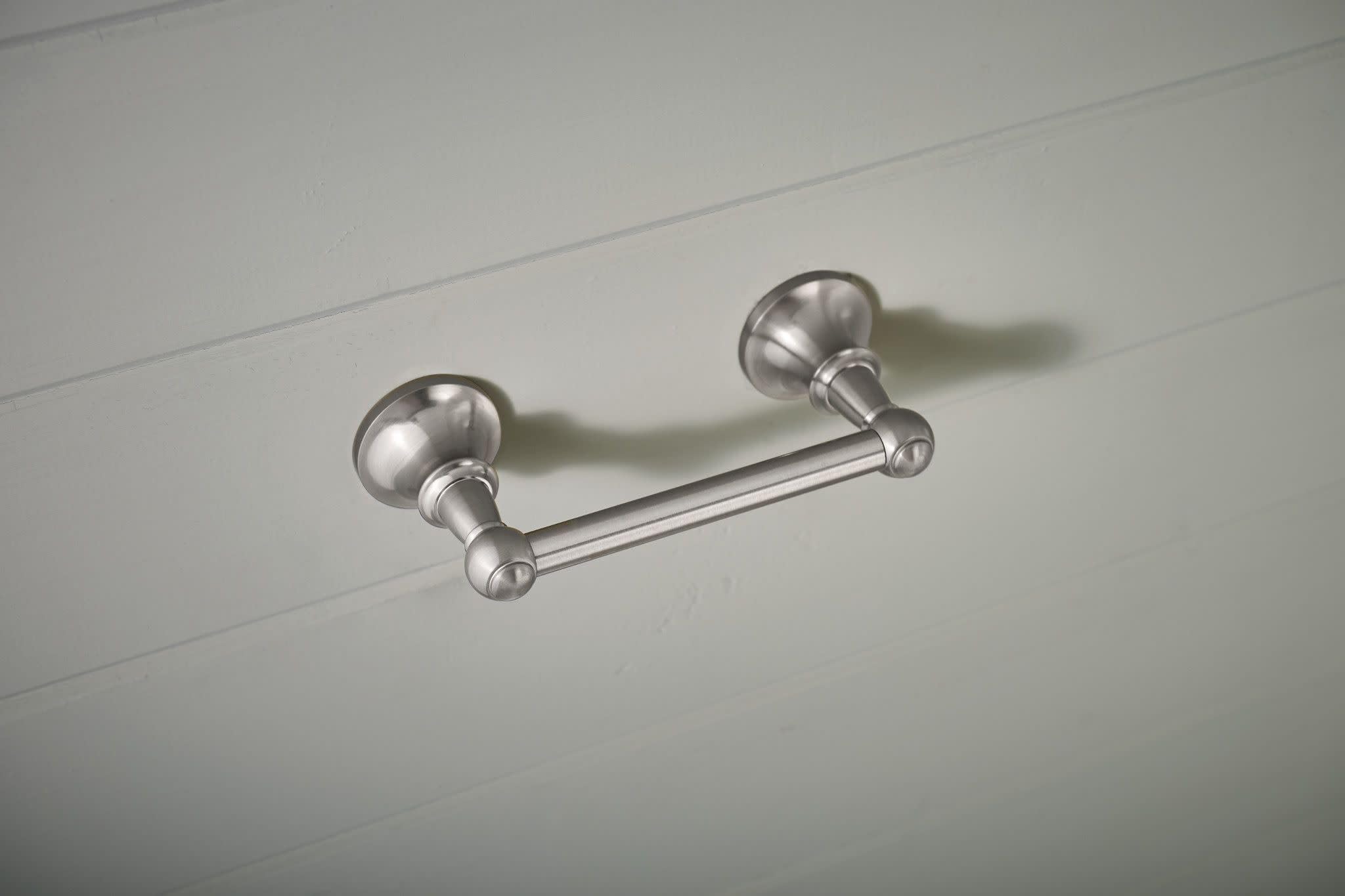 Moen DN4408BN Vale Double Post Pivoting Toilet Paper Holder  Brushed Nickel