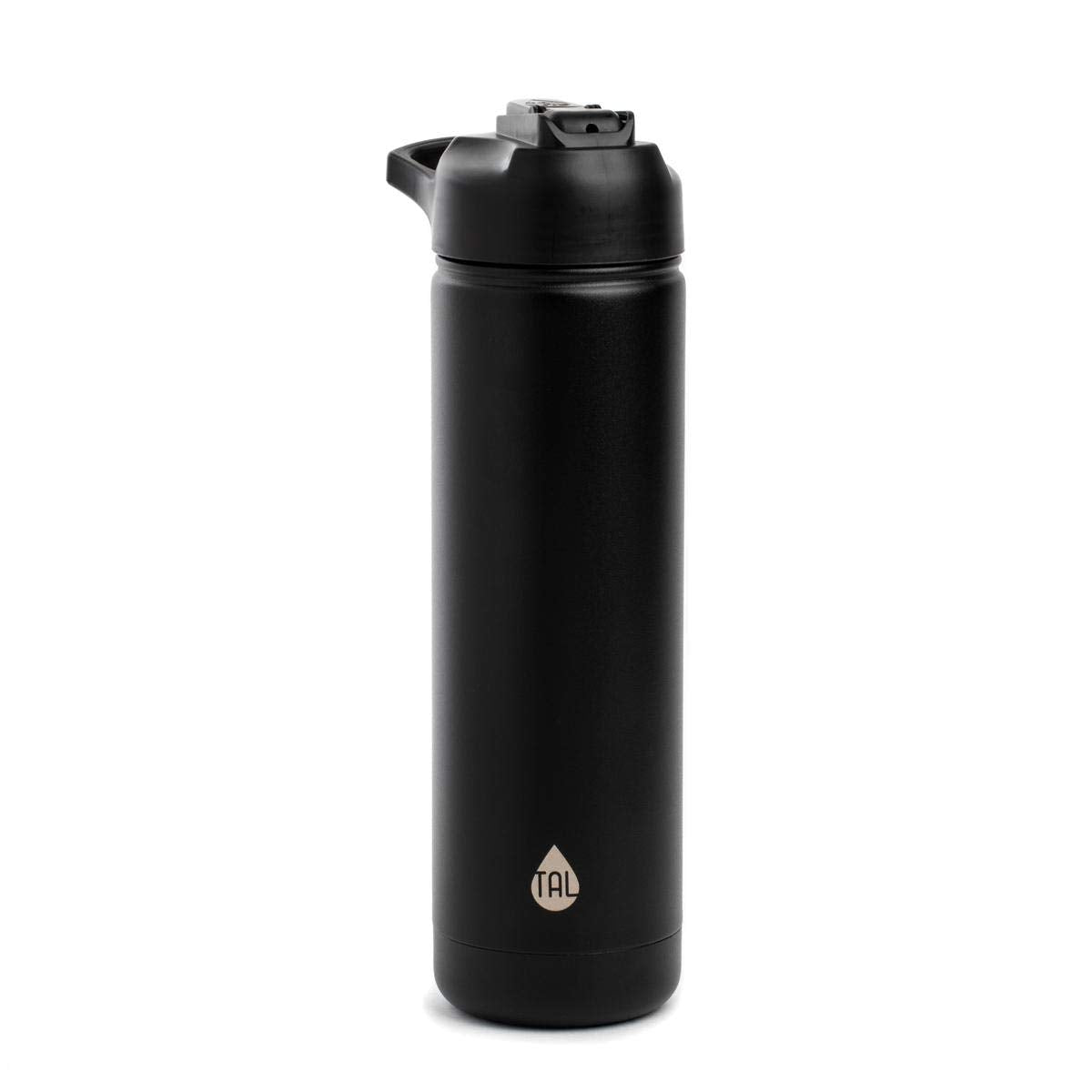 Tal Water Bottle Double Wall Insulated Stainless Steel Ranger Pro - 26Oz - Black