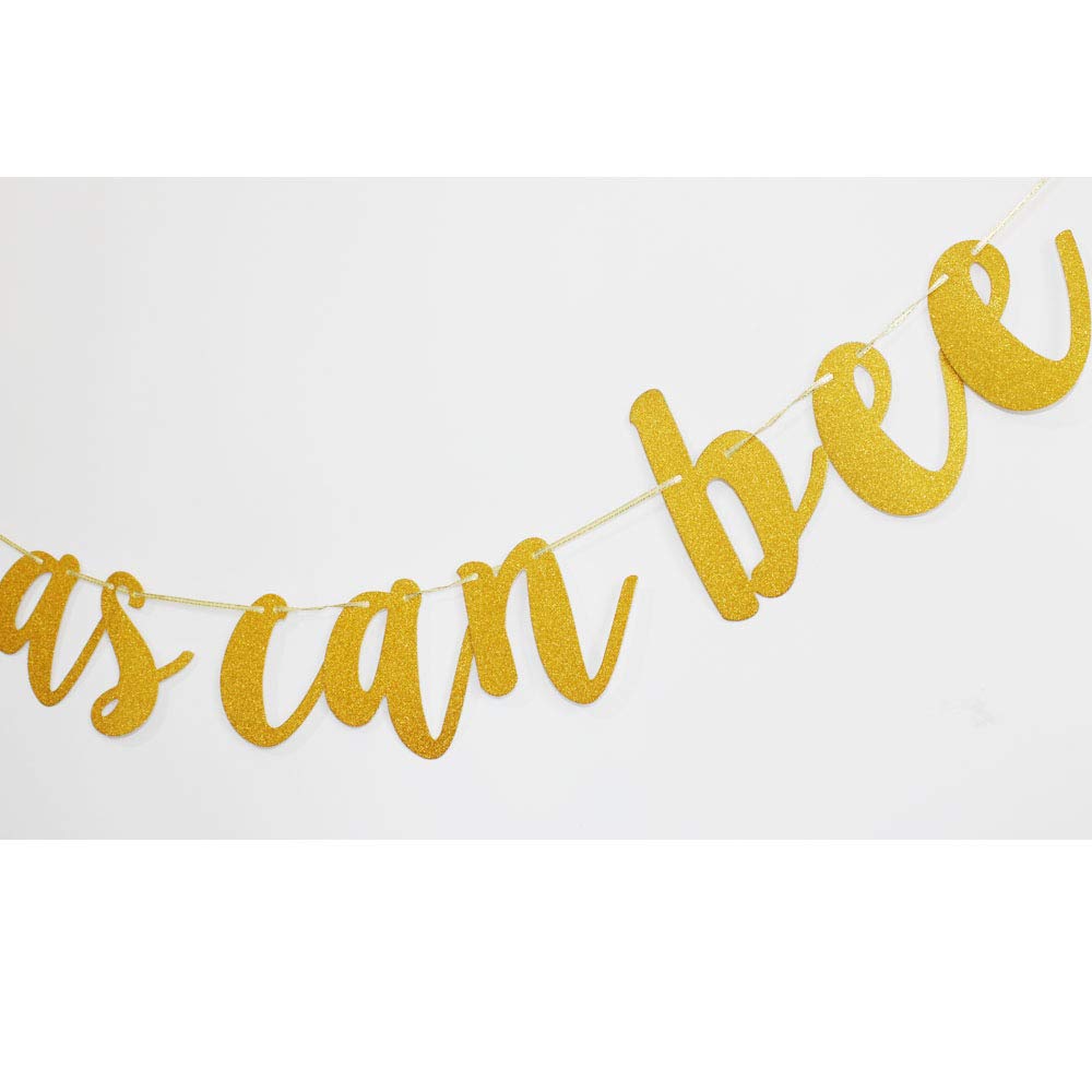 Sweet As Can Bee Banner, Baby Shower Party Sign, Gender Reveal Party Supplies, Baby Boys Girls' Birthday Party Bunting Decoratio