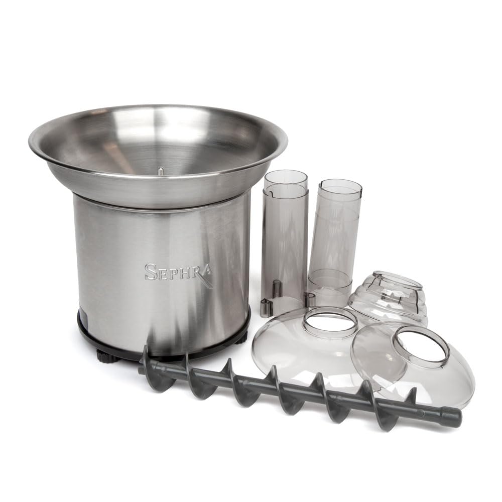 Sephra Select Chocolate Fountain Small 16-Inch Chocolate Fountain Machine For Melting Chocolate, Stainless Steel Heated Basin Ch