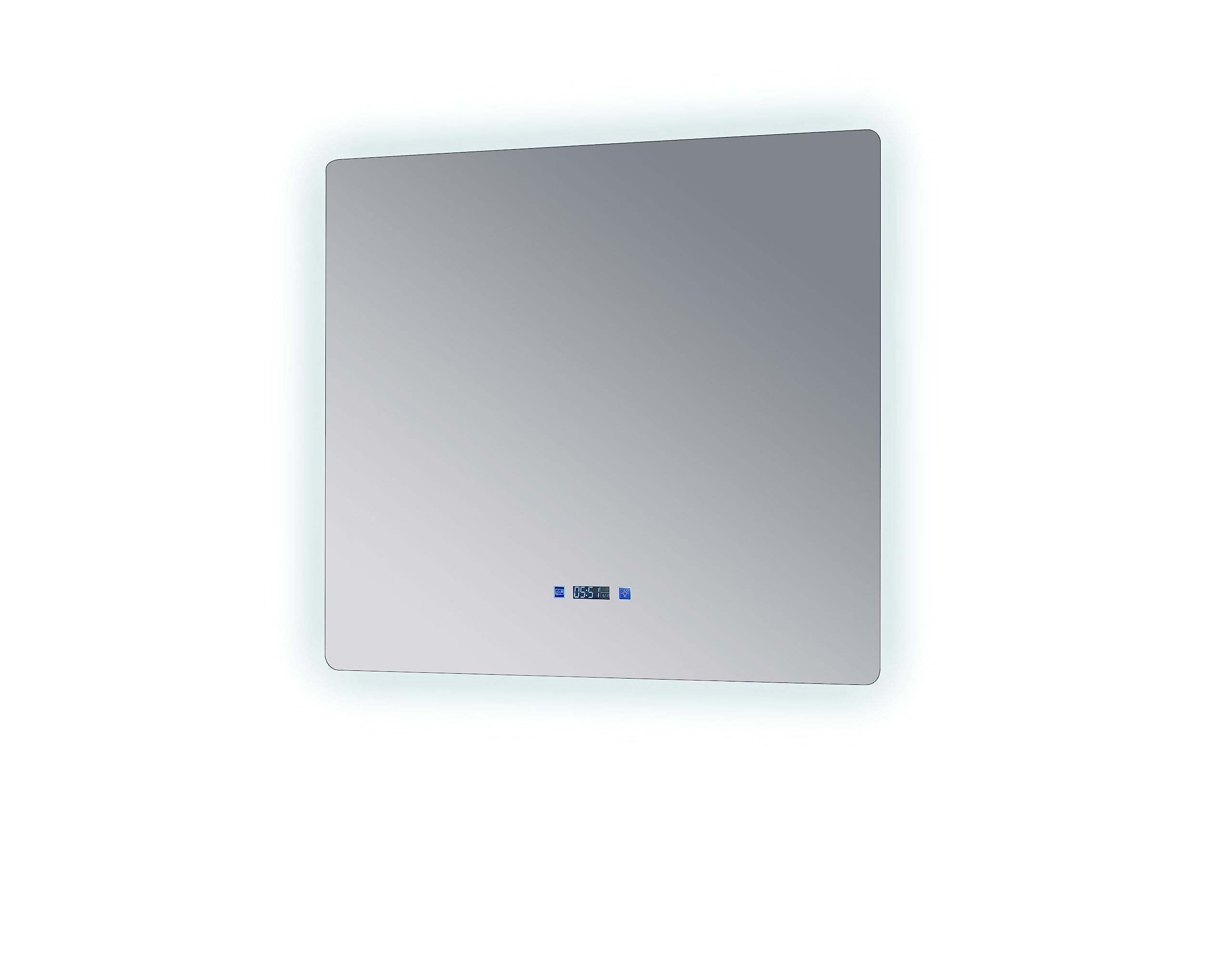 Lugano 36'' Wide x 32'' Tall LED Mirror w/ Defogger