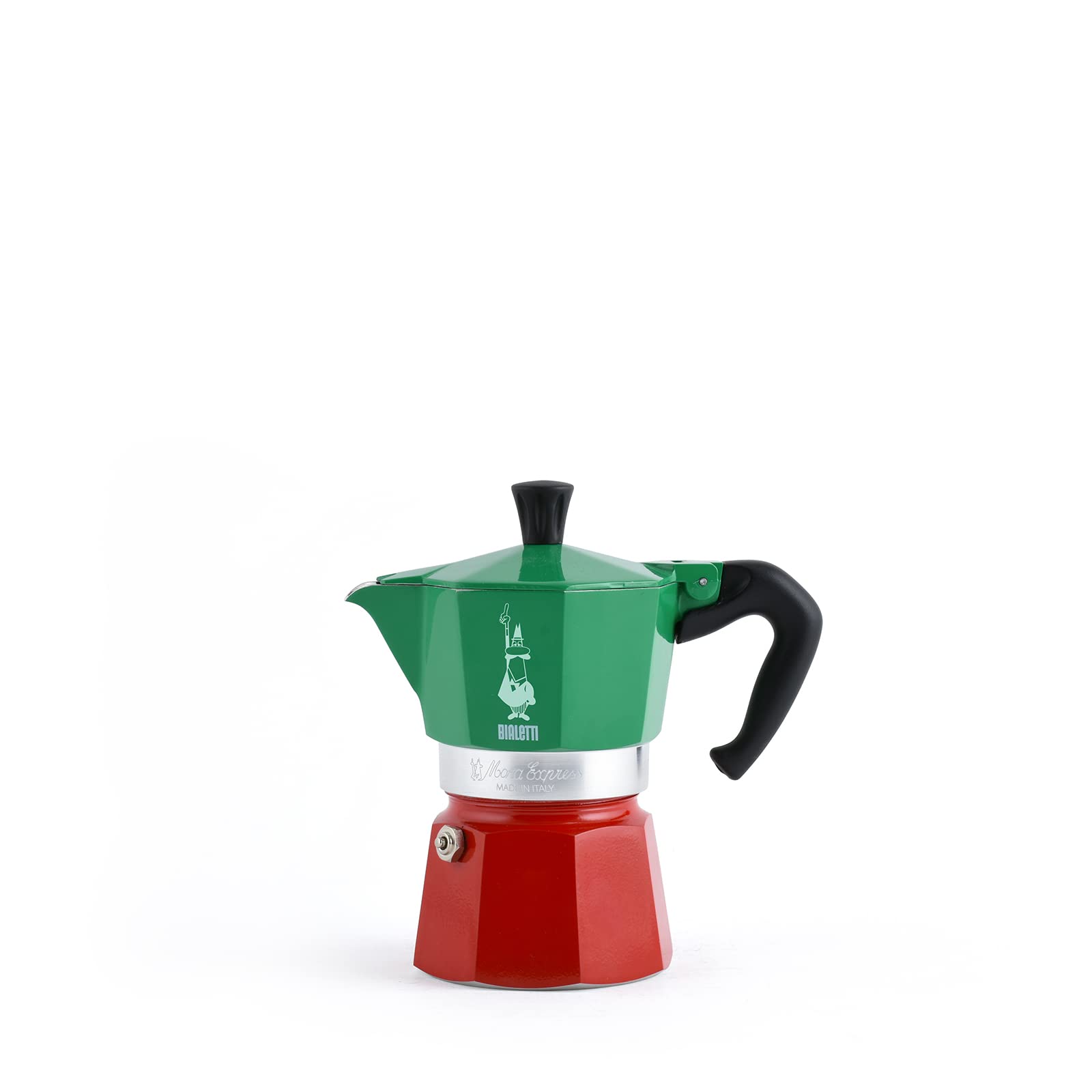 Bialetti - Moka Express Italia Collection: Iconic Stovetop Espresso Maker, Makes Real Italian Coffee, Moka Pot 3 Cups (43 Oz - 1
