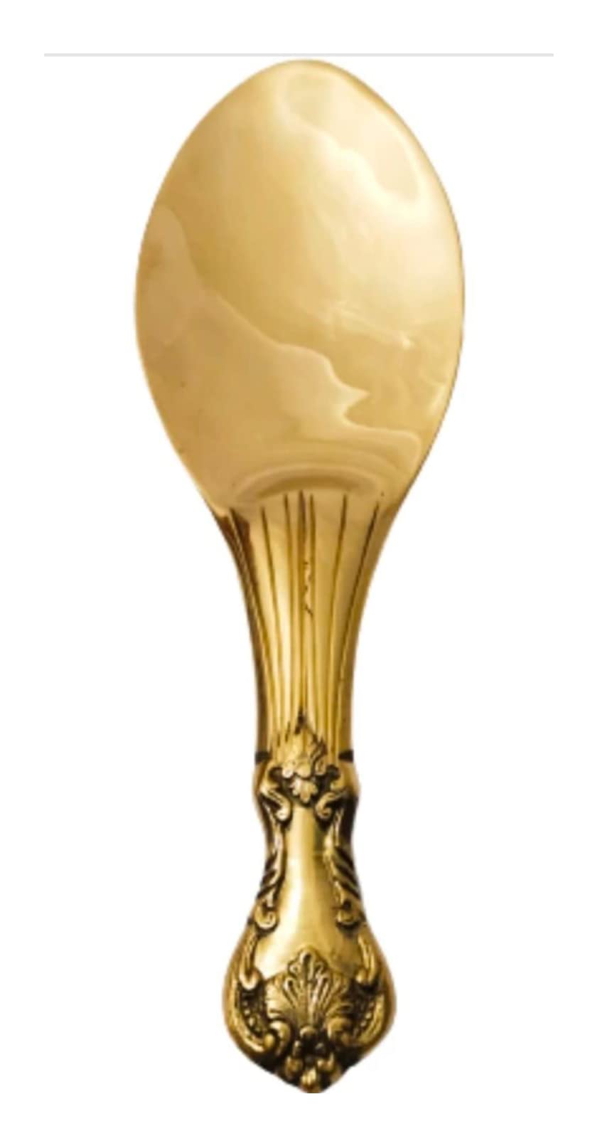 Bona Fide - Pure Brass Serving Spoon, Rice Chamcha, Palta 9 Inch Long For Serving