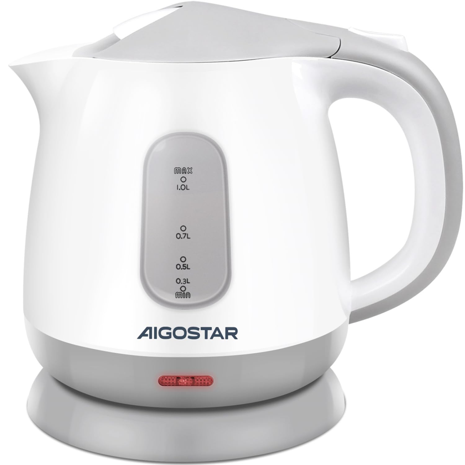 Aigostar Small Electric Kettle, 1L Portable Electric Tea Kettle 1100W With Automatic Shut-Off And Boil Dry Protection, Travel Ho