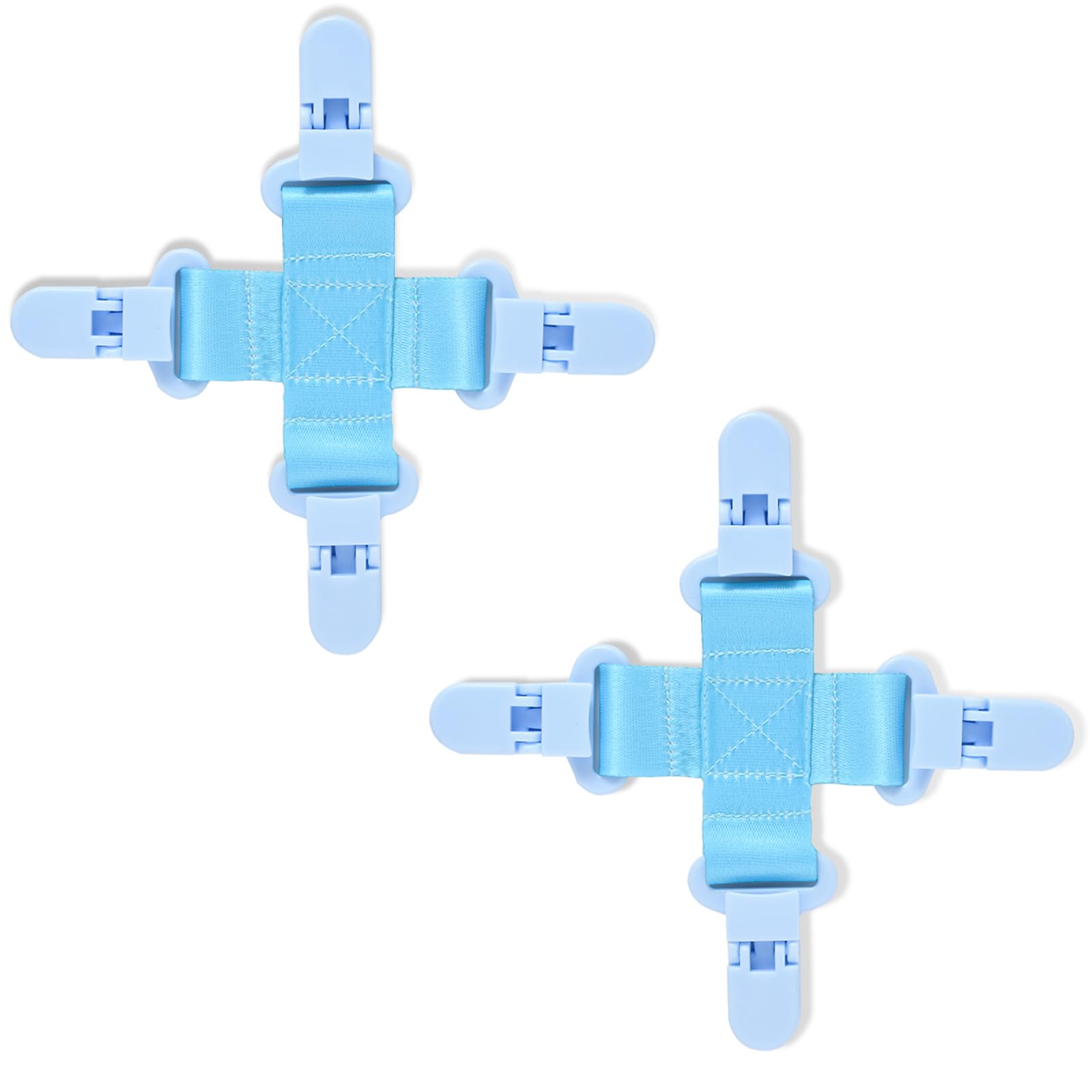 Vxyaaz 2 Pcs Bed Sheet Detangler Reduces Laundry Tangles,Keep Bed Sheets/Duvet Covers/Blankets/From Tangling,Twisting, And Balli