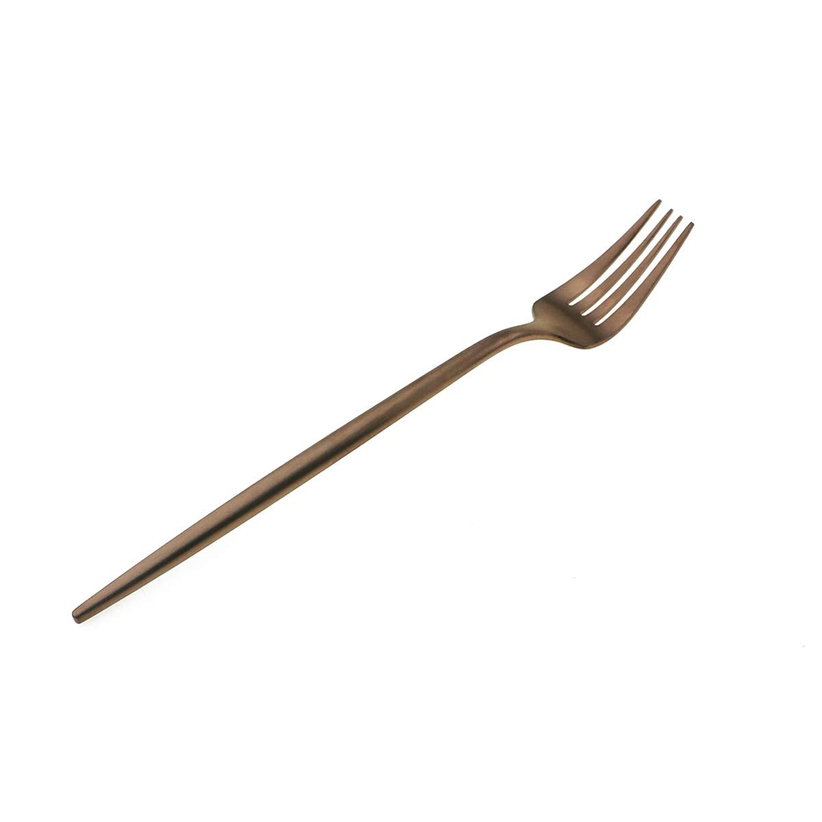 Matte Rose Gold Silverware Set,Gugrida 5-Piece 18/10 Stainless Steel Satin Finish Flatware Set,Kitchen Utensil Set,Tableware Tra