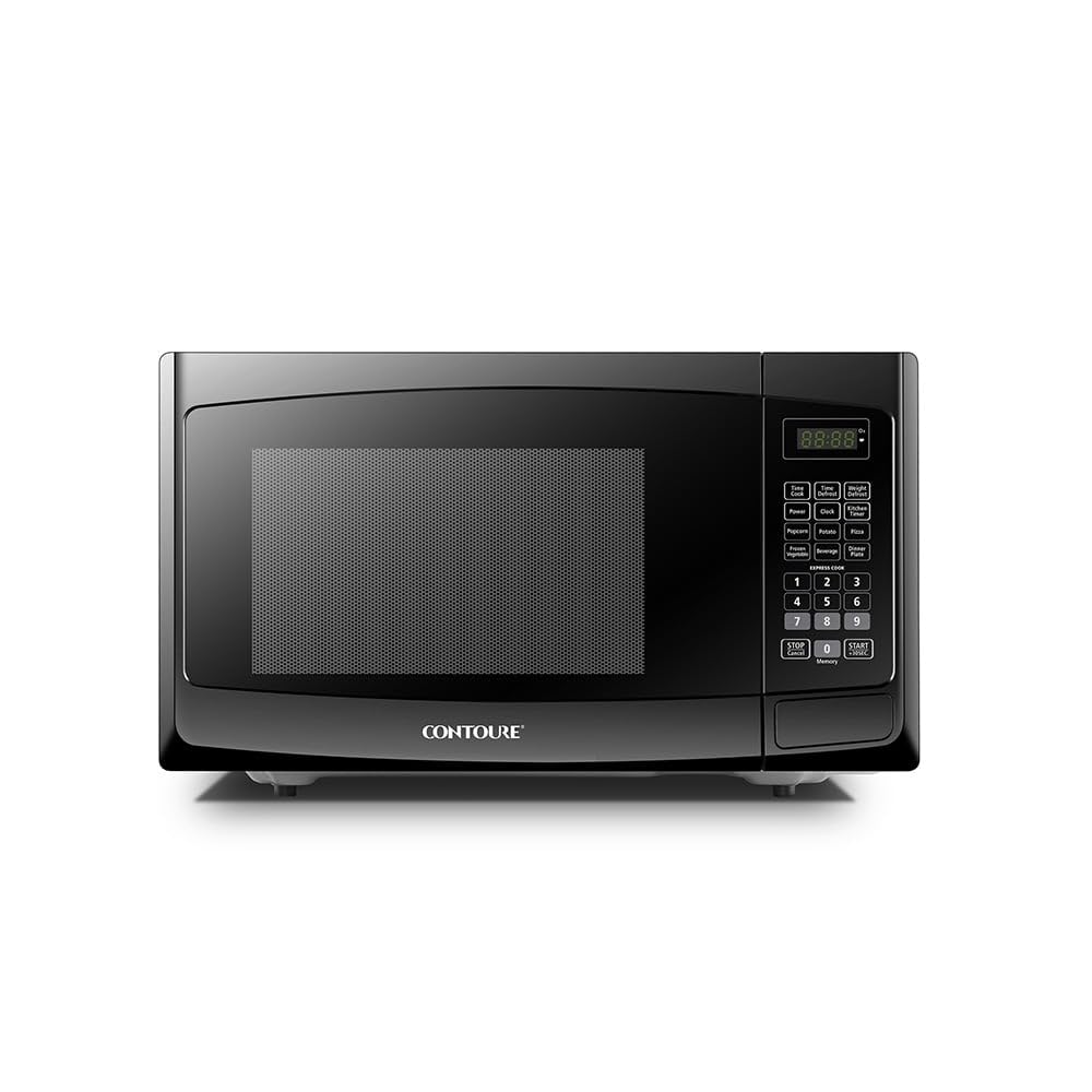Contoure Rv Built-In Microwave Oven | Perfect Rv Replacement | 900W Power, 10 Power Levels | Easy-Clean Interior | Led Display |