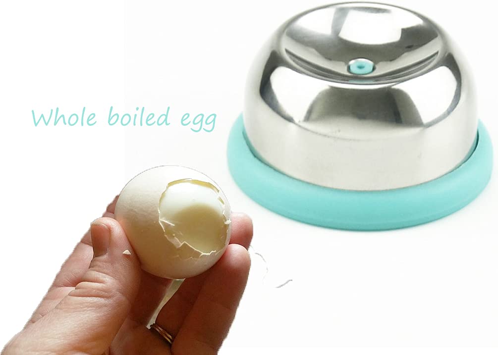1 Pack Hard Boiled Egg Piercer Simple Easy Egg Hole Puncher Egg Poacher Endurance Hole (304 Stainless Steel+New Material Pp Bott