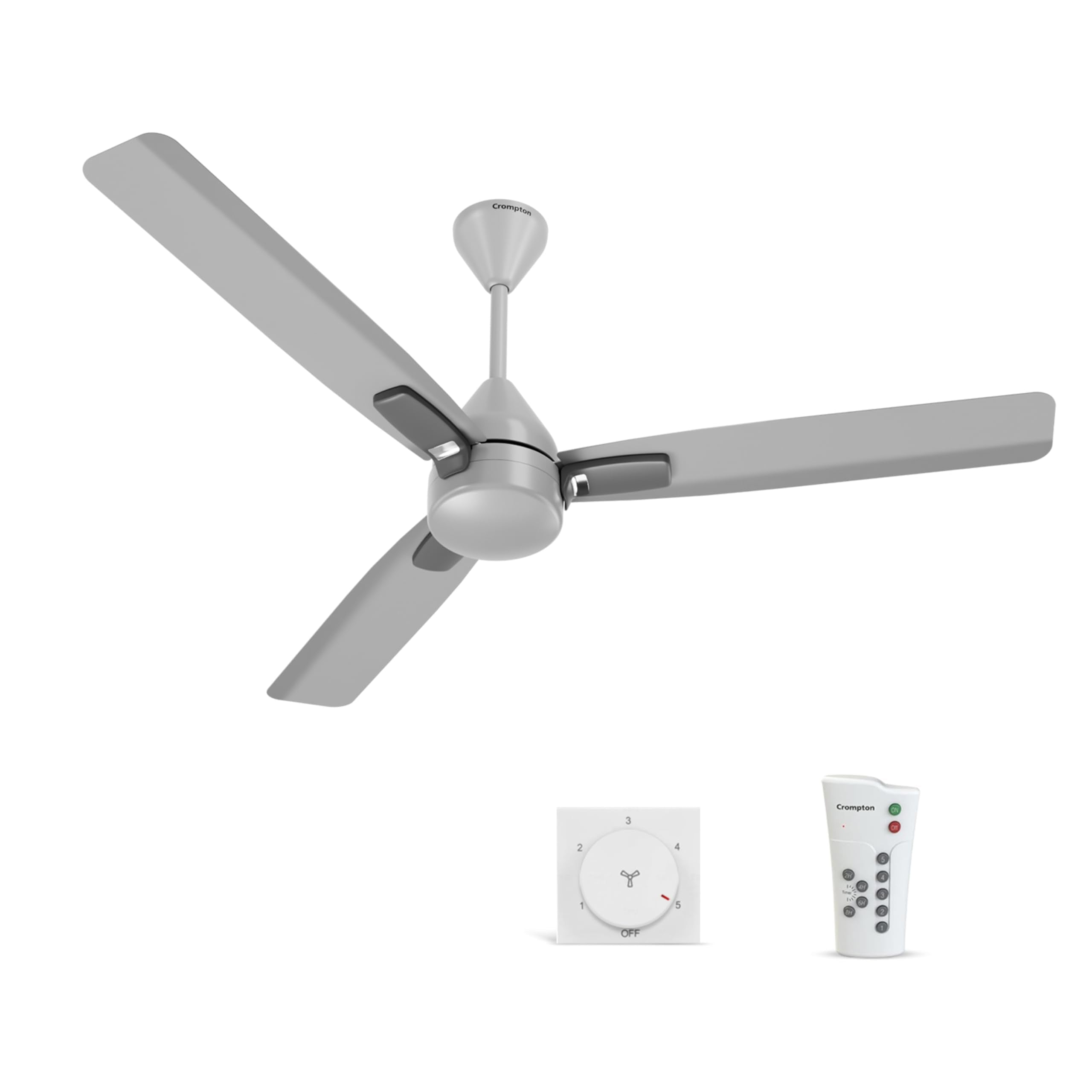 Crompton Energion Caelum 1200Mm Bldc Ceiling Fan | Remote & Regulator Control | Bee 5 Star Rated Energy Efficient | 4 Year Manuf