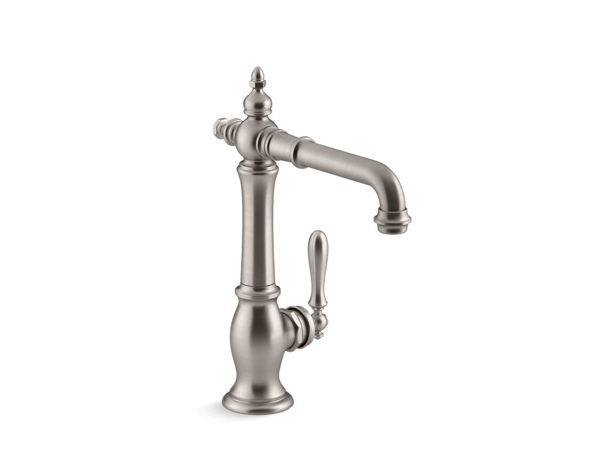 Artifacts Bar Sink Faucet, Victorian Spout Design