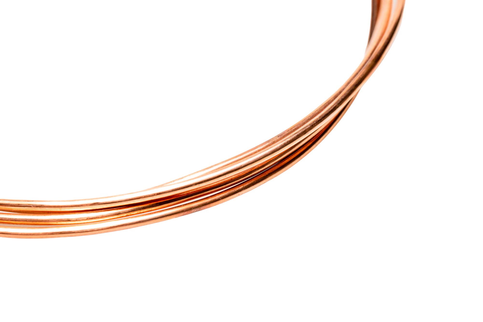 18 Gauge, 999 Pure Copper Wire (Round) Dead Soft Cda 110 Made In Usa - 5Ft By Craft Wire