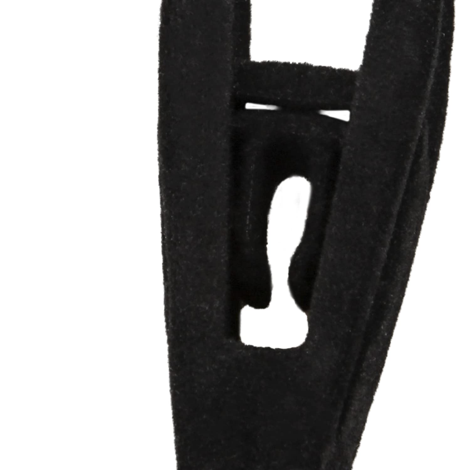 Velvet Hangers Pack - Premium Clip Hangers - Non-Slip And Practical Black Velvet Hanger Ideal For Pants, Baby Clothes, Skirts, D