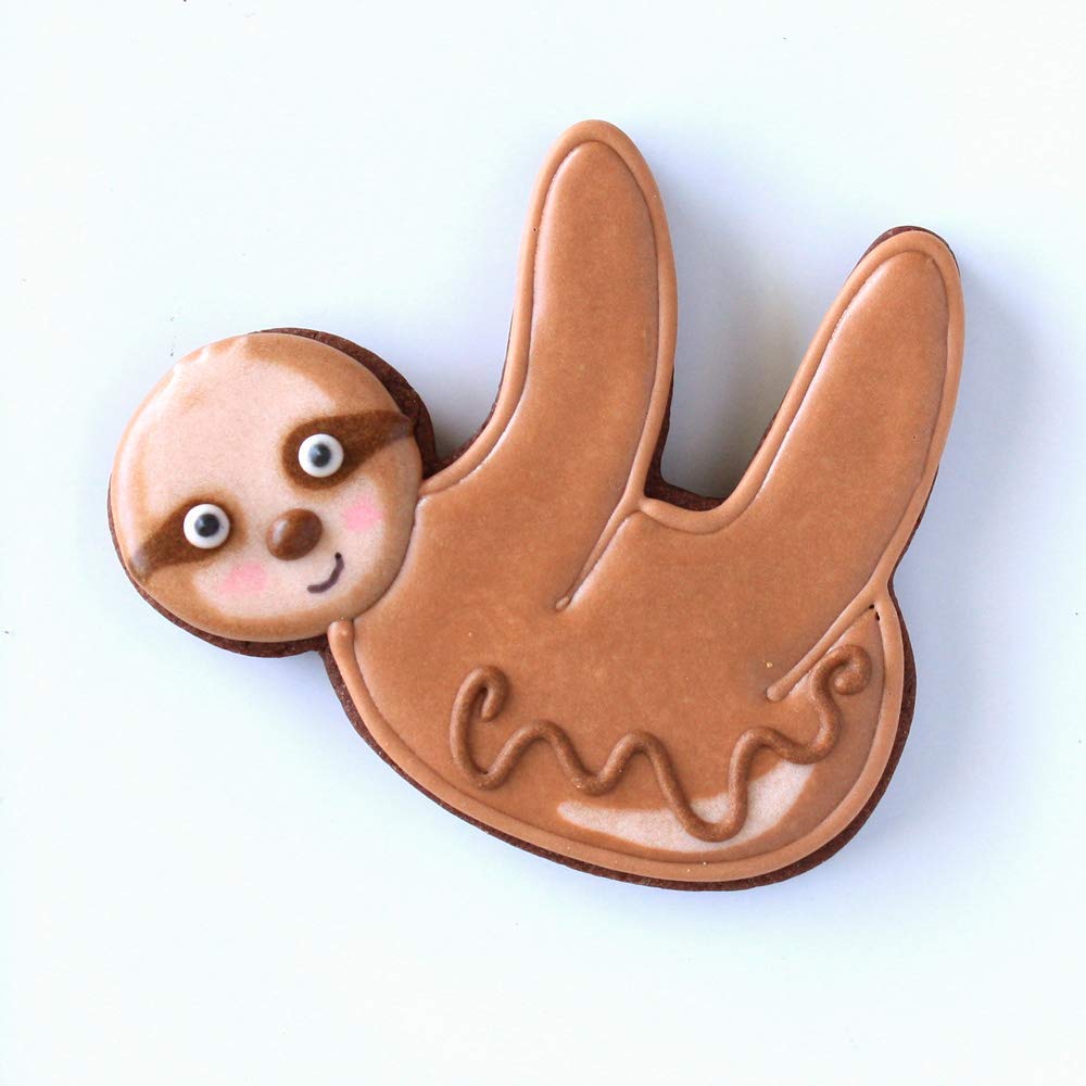 Sloth Cookie Cutter, 3.75'' Made In Usa By Ann Clark