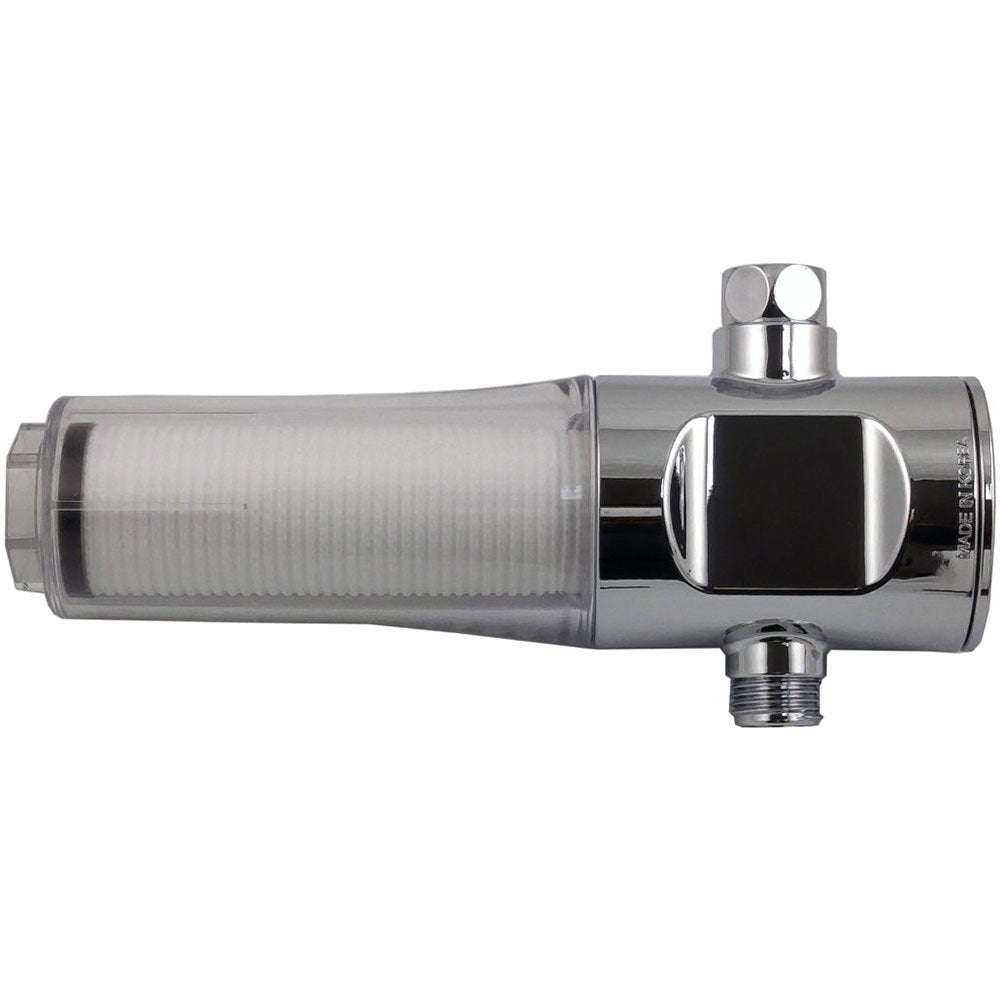 Inline Shower Filter Assembly By Sonaki - 200P - Activated Carbon Fiber Filter - Removes Sediment, Rust, Chlorine, And Chemicals