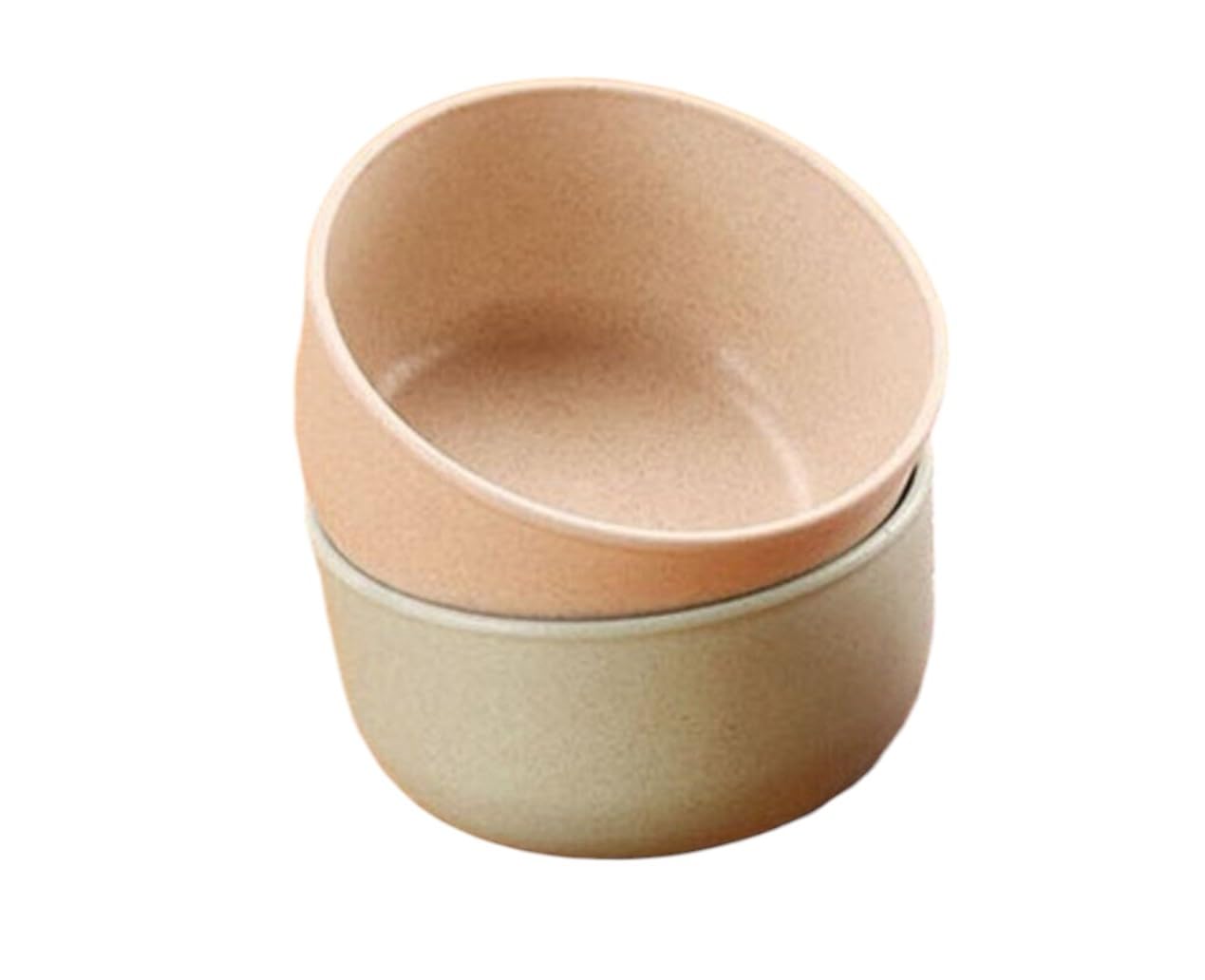 Dgsell Creations Wheat Straw Fiber Bowl, Random Color, Pack Of 2