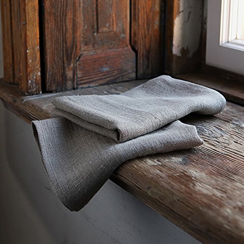 Linenme 0008901 Hand Towel, Standard, Natural
