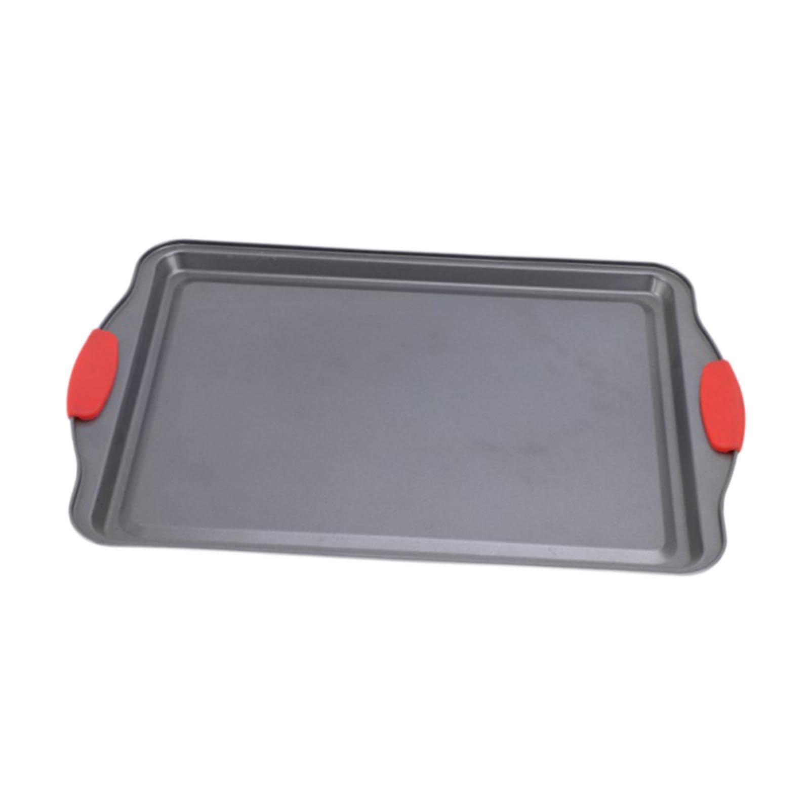 The Style Sutra Baking Sheet Easy Clean Rectangle Carbon Steel Oven Tray for Meat Home Party 39.5x26x1.5cm|1 Baking Sheet Pan|Ho