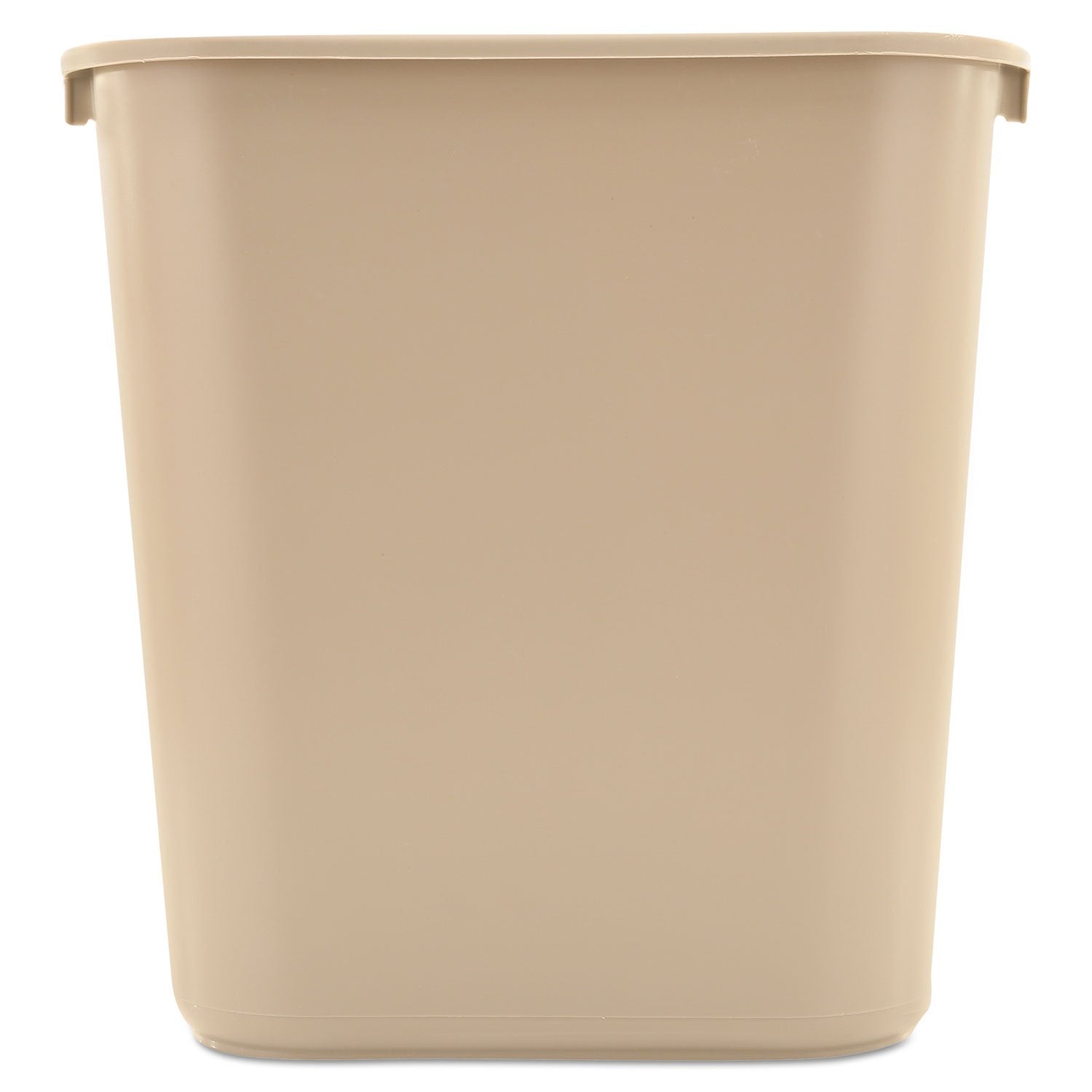 Rubbermaid Soft Wastebasket, 7-Gallon, Beige, Plastic