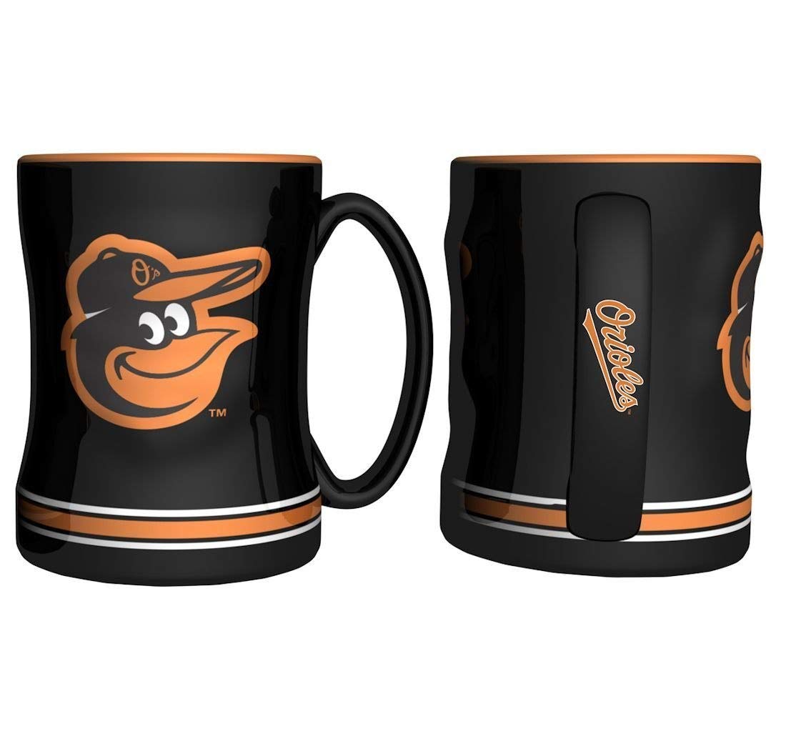 Boelter Brands Mlb Baltimore Orioles 278001 Coffee Mug, Team Color, 14 Oz