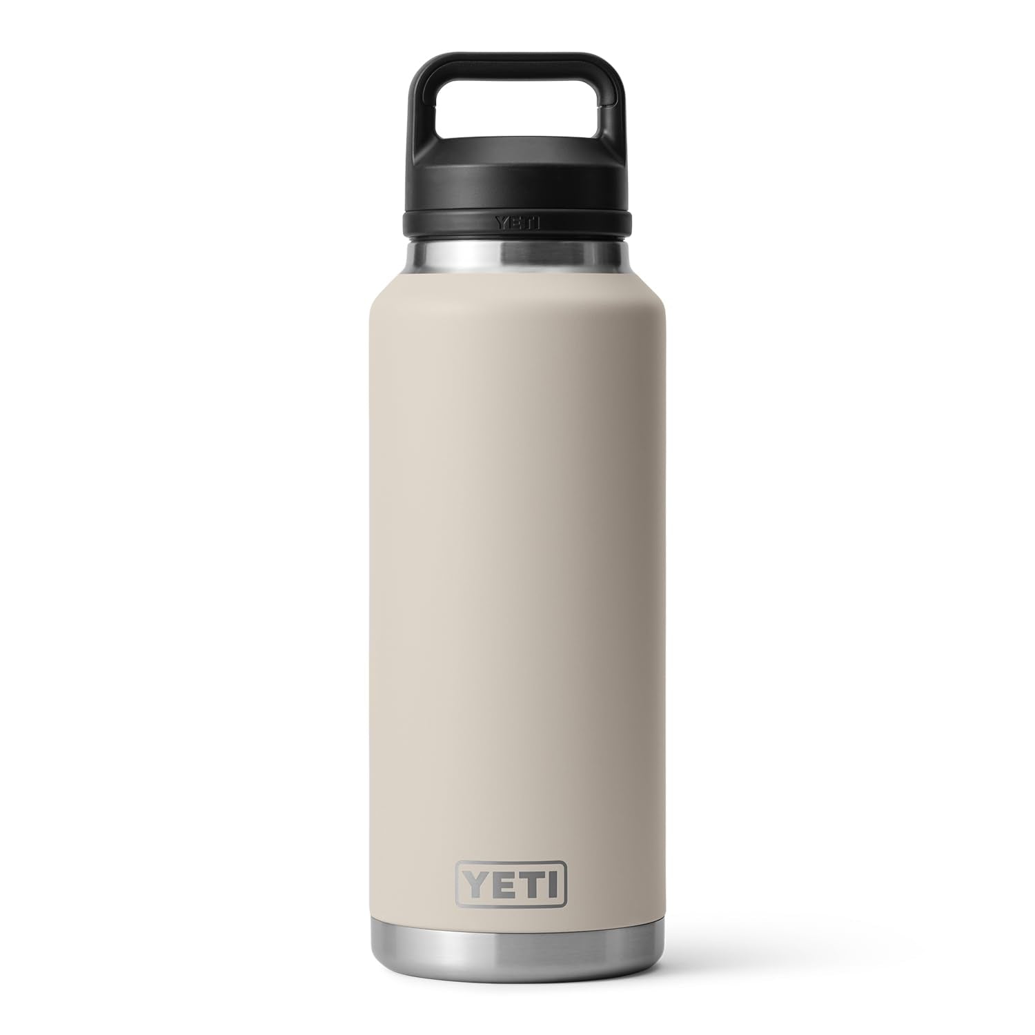 Yeti Rambler 46 Oz Bottle, Vacuum Insulated, Stainless Steel With Chug Cap, Cape Taupe
