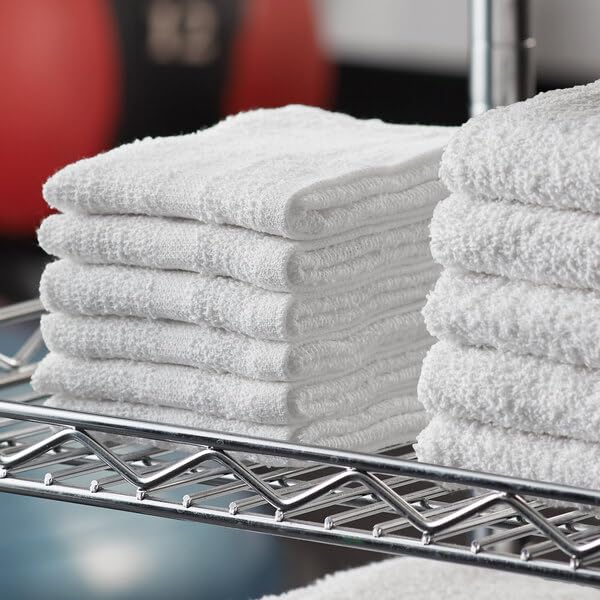 Washcloths 24 Pack 100% Cotton 12 X 12 Inches (White) Durable, Lightweight, Bath Rags, Wash Rag, Commercial Grade And Ultra Abso