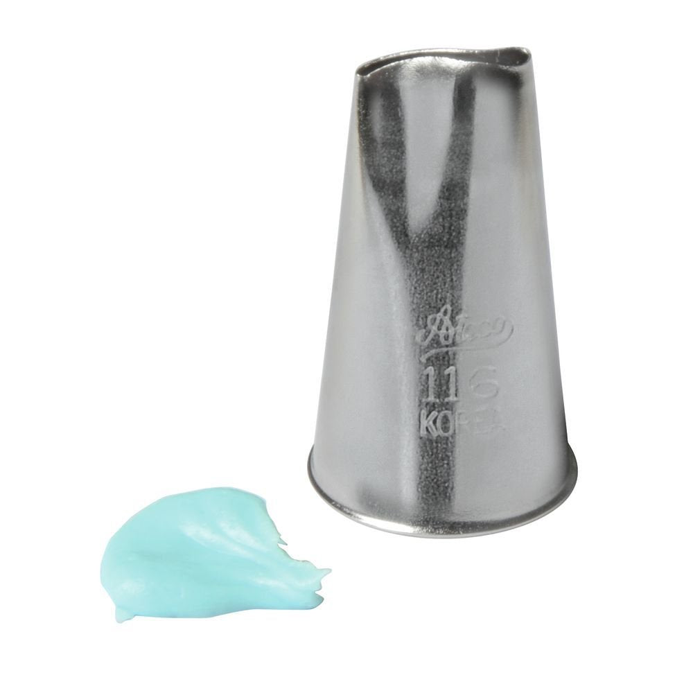 Nickel Plated Steel Cake Decorating Large Rose Tube By Ateco